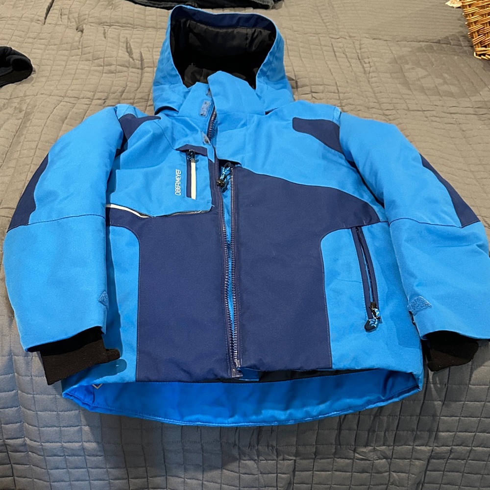 Obermeyer Two-Tone Blue Kids ski Jacket